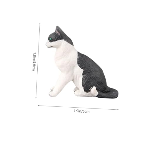 MOTHNUR 10 Stück Teiliges Katzenfiguren Realistische Tierornamente Leicht und Bruchsicher Kinderspielzeuge Deko für Auto Büro Zuhause Fotorequisiten von MOTHNUR