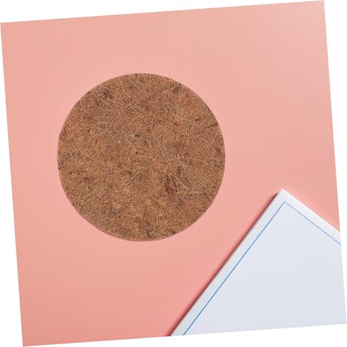 MOTHNUR 10 Stück Teiliges Runde Kokosfaser nistunterlagen für Tauben und Kleine Vögel Natürliche Wiederverwendbare Eierpads Weiche Schützende Nistmatten für Vogelnester und Käfige von MOTHNUR