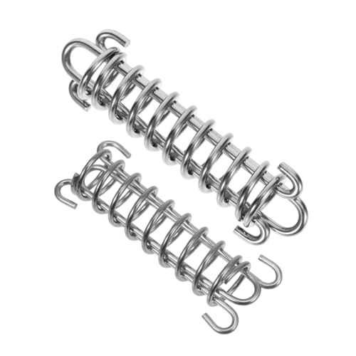 MOTHNUR 2 Stück Bungee Hundeleine Stoßdämpfender Edelstahlfeder Explosionssicher Zugentlastung für Mittlere und Große Hunde Robustes Outdoor zubehör für Hundeleinen und Camping Vielseitig MOTHNUR 2 Stück Bungee Hundeleine Stoßdämpfender Edelstahlfeder Explosionssicher Zugentlastung für Mittlere und Große Hunde Robustes Outdoor zubehör für Hundeleinen und Camping Vielseitig von MOTHNUR