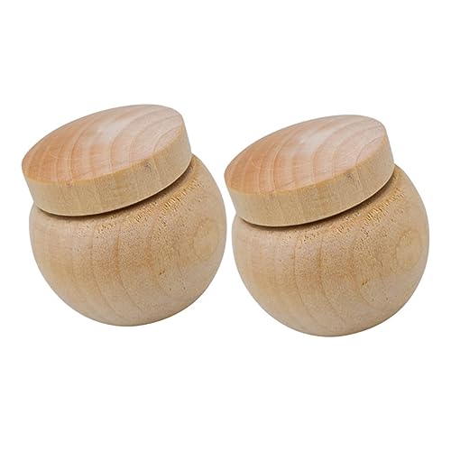 MOTHNUR 2 Stück Vogelkäfig Futterbox aus Hochwertigem Holz Kompakter Langlebiger Futternapf für Papageien und Sittiche Platzsparend Leicht zu Reinigen Vielseitig für Verschiedene von MOTHNUR