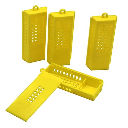 MOTHNUR 20 Stücke Bienengefängniskäfig Bienenköniginkäfig Bienenzuchtwerkzeug Bee Catcher Käfige Entdeckeln Bienenwerkzeug Gelb MOTHNUR 20 Stücke Bienengefängniskäfig Bienenköniginkäfig Bienenzuchtwerkzeug Bee Catcher Käfige Entdeckeln Bienenwerkzeug Gelb von MOTHNUR
