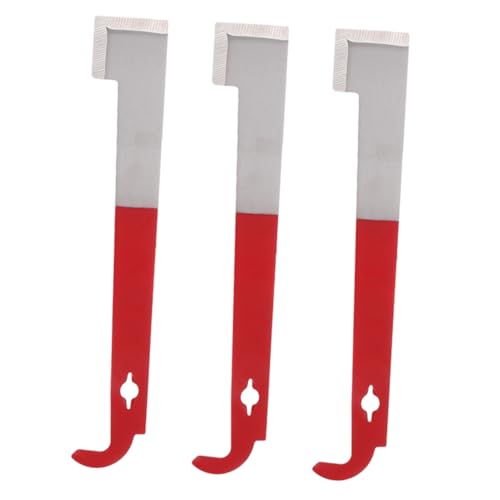 MOTHNUR 3 Stück Wabenheber und Schaber J Förmiger Rahmenlifter für Ergonomisches Design für Müheloses Anheben von Waben MOTHNUR 3 Stück Wabenheber und Schaber J Förmiger Rahmenlifter für Ergonomisches Design für Müheloses Anheben von Waben von MOTHNUR