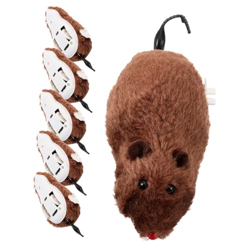 MOTHNUR 6 Stück Aufziehbare Plüschmäuse Katzen Wind up Katzenspielzeug Interaktiv Langlebig für Verspielte Katzen Zufallfarbe Zufällige Farbe Zufällige Farbe MOTHNUR 6 Stück Aufziehbare Plüschmäuse Katzen Wind up Katzenspielzeug Interaktiv Langlebig für Verspielte Katzen Zufallfarbe Zufällige Farbe Zufällige Farbe von MOTHNUR