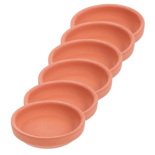 MOTHNUR 6 Stücke Zimmerpflanze Untertassen für Blumentöpfe Pflanzschalen Wasserablauf Rot Ton Design MOTHNUR 6 Stücke Zimmerpflanze Untertassen für Blumentöpfe Pflanzschalen Wasserablauf Rot Ton Design von MOTHNUR