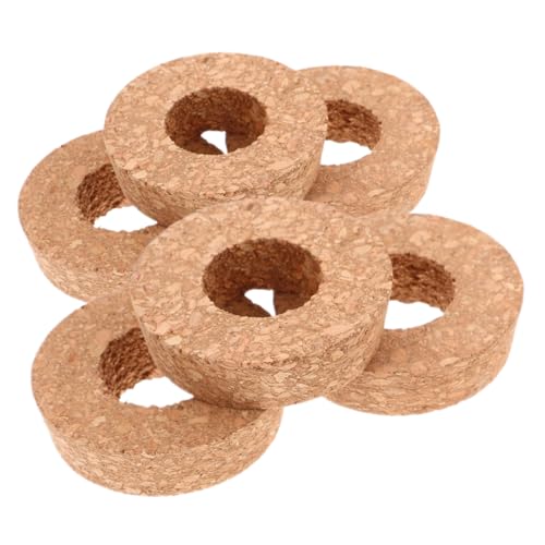 MOTHNUR 6st Micro-landschaftsvase Korkkugeln Korkdeckel Für Terrarien Wandblumenvase Vermehrungsgefäße Kleine Hydroponische Vase Aus Kork Hängender Wandpflanzer Kork Rund Light Brown Holz von MOTHNUR
