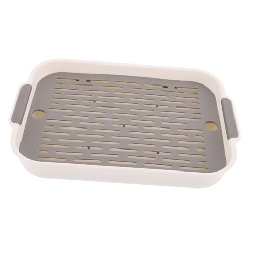MOTHNUR Anti Fall Kaninchen Toilette aus Langlebigem rutschfeste Kleintier Toilette mit Abgerundeten Kanten Geeignet für Kaninchen Meerschweinchen Chinchilla Hamster und Frettchen für von MOTHNUR
