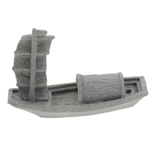 MOTHNUR Aquarium Deko Großes Segelboot aus Robustem Harz Naturgetreue Felsenlandschaft Langlebige Unterwasser Dekoration für Fischbecken Teich und Bonsai Arrangement MOTHNUR Aquarium Deko Großes Segelboot aus Robustem Harz Naturgetreue Felsenlandschaft Langlebige Unterwasser Dekoration für Fischbecken Teich und Bonsai Arrangement von MOTHNUR