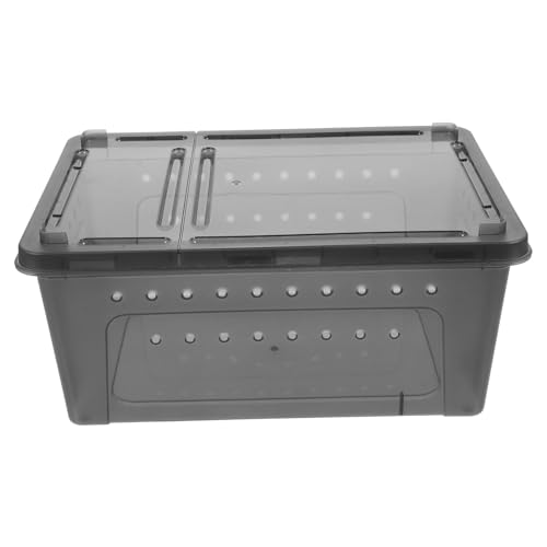 MOTHNUR Atmungsaktive Reptilien Zuchtbox für Kleine Spinnen und Taranteln Lichtecht Robust Tragbare Futterbox Sicherer Terrarienbehälter für Jungtiere und Aufzucht MOTHNUR Atmungsaktive Reptilien Zuchtbox für Kleine Spinnen und Taranteln Lichtecht Robust Tragbare Futterbox Sicherer Terrarienbehälter für Jungtiere und Aufzucht von MOTHNUR
