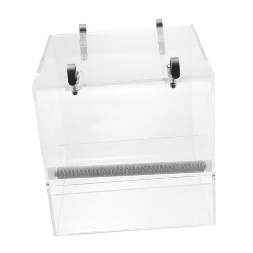 MOTHNUR Automatischer Futterspender Parrot Feeder Futtertrog Groß Vogelkäfig Zubehör Futternapf für Wellensittiche und Kleine Vögel Einfache Installation und Reinigung MOTHNUR Automatischer Futterspender Parrot Feeder Futtertrog Groß Vogelkäfig Zubehör Futternapf für Wellensittiche und Kleine Vögel Einfache Installation und Reinigung von MOTHNUR