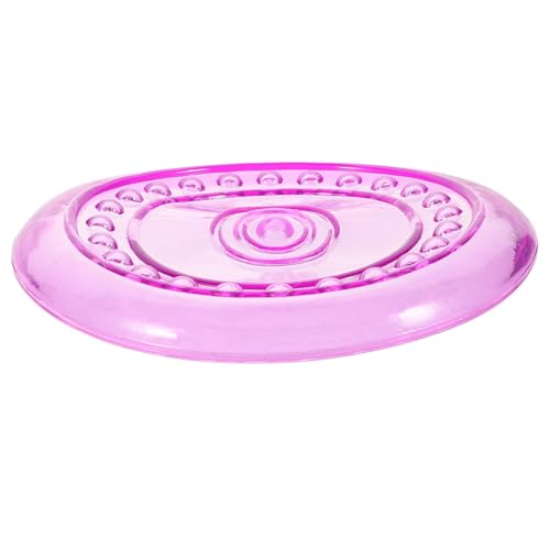 MOTHNUR Bissfestes Hundewurfspielzeug TPR Fly Disc für Outdoor Training Schwimmfähige Apportierscheibe für Kleine bis Große Hunde Flexibles Material von MOTHNUR