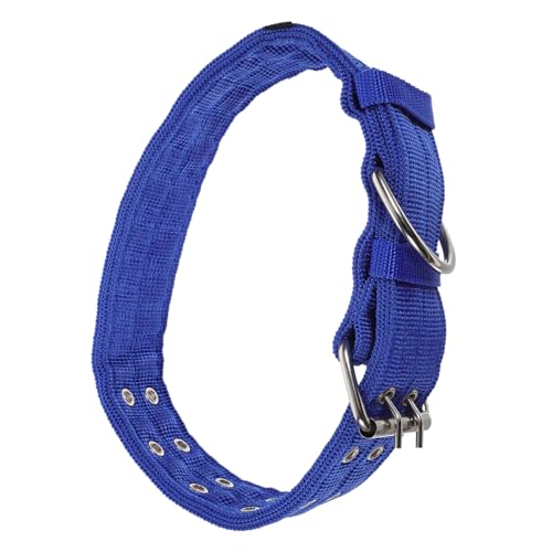 MOTHNUR Dekoratives Haustierhalsband Luminous Design Verstellbar Sicherer Bequemlichkeit für Hunde Katzen XL Blau Haustierzubehör von MOTHNUR