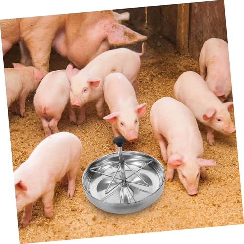 MOTHNUR Edelstahl Futtertrog für Schweine Ferkel Futterbehälter Stabil Fixiert Leicht Zu Reinigen Landwirtschaftsschwein Futterstation Groß MOTHNUR Edelstahl Futtertrog für Schweine Ferkel Futterbehälter Stabil Fixiert Leicht Zu Reinigen Landwirtschaftsschwein Futterstation Groß von MOTHNUR