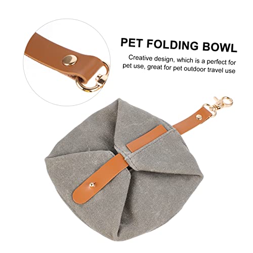 MOTHNUR Faltbarer Hundetrinknapf aus Wasserdichtem Canvas Tragbar für Unterwegs Praktische Fress und Wasserschale für Hunde und Katzen für Outdoor und Reisen MOTHNUR Faltbarer Hundetrinknapf aus Wasserdichtem Canvas Tragbar für Unterwegs Praktische Fress und Wasserschale für Hunde und Katzen für Outdoor und Reisen von MOTHNUR
