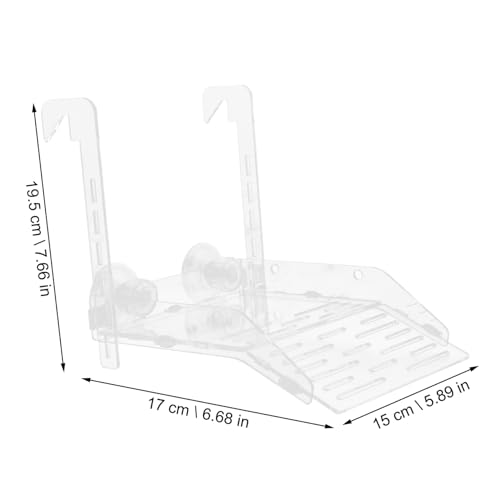 MOTHNUR Hängende Schildkröten Sonnenplatz Plattform aus Acryl mit Saugnapf Langlebige Verschleißfeste Terrarien Dekoration Leicht zu Montieren Geeignet für Aquarium und Außengehege MOTHNUR Hängende Schildkröten Sonnenplatz Plattform aus Acryl mit Saugnapf Langlebige Verschleißfeste Terrarien Dekoration Leicht zu Montieren Geeignet für Aquarium und Außengehege von MOTHNUR