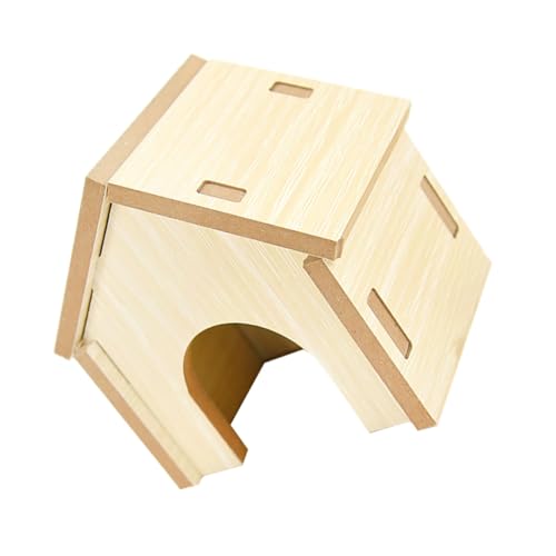MOTHNUR Hamster Holzhaus Kleines Nest Haustier Unterschlupf Robustes Spielhaus Zum Nagen Für Zwerghamster Schlafplatz Sicher Und Strapazierfähig MOTHNUR Hamster Holzhaus Kleines Nest Haustier Unterschlupf Robustes Spielhaus Zum Nagen Für Zwerghamster Schlafplatz Sicher Und Strapazierfähig von MOTHNUR