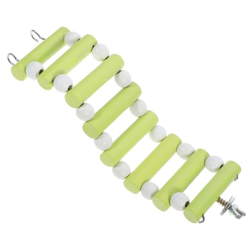 MOTHNUR Hamster Holzleiter Kletterbrücke Robust Natürliches Kauspielzeug Kleintier Spielgerät für Zwerghamster Mäuse Ratten Vielseitig Sicher von MOTHNUR