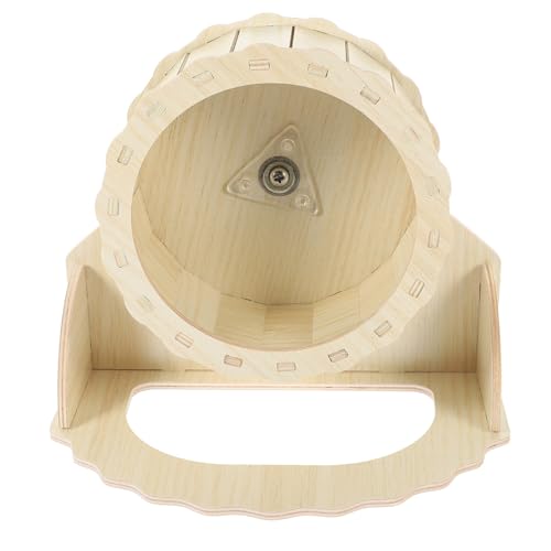 MOTHNUR Hamster Laufrad mit Stabilem Ständer Leises Hamsterlaufspielzeug für Kleine Hamster Rennmäuse und Kleintiere Geräuscharm Fördert Bewegung und Spielspaß von MOTHNUR