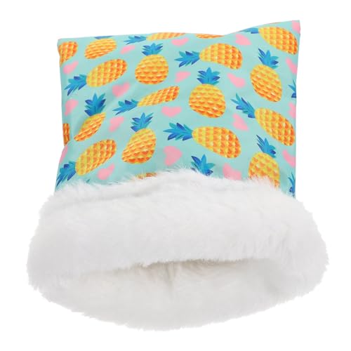 MOTHNUR Hamster Schlafbeutel Warmes Kuschelbett für Kleine Haustiere Meerschweinchen Versteck Nest für Kaninchen und Eichhörnchen Kuschelzubehör von MOTHNUR