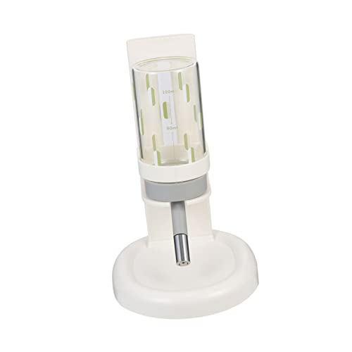 MOTHNUR Hamster Trinkflasche mit Ständer Auslaufsicher Automatischer Wasserspender für Kleintiere Käfig Transparent Halterung Haustier Trinkhilfe Weiß MOTHNUR Hamster Trinkflasche mit Ständer Auslaufsicher Automatischer Wasserspender für Kleintiere Käfig Transparent Halterung Haustier Trinkhilfe Weiß von MOTHNUR