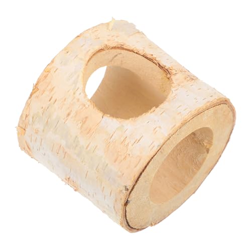 MOTHNUR Hamster Tunnel aus Natürlichem Birkenholz Robustes Versteckspielzeug für Hamster Zwerghamster Mäuse Bietet Schlafhöhle Kletterspaß Nistmöglichkeit und Sichere Erkundung im Käfig MOTHNUR Hamster Tunnel aus Natürlichem Birkenholz Robustes Versteckspielzeug für Hamster Zwerghamster Mäuse Bietet Schlafhöhle Kletterspaß Nistmöglichkeit und Sichere Erkundung im Käfig von MOTHNUR
