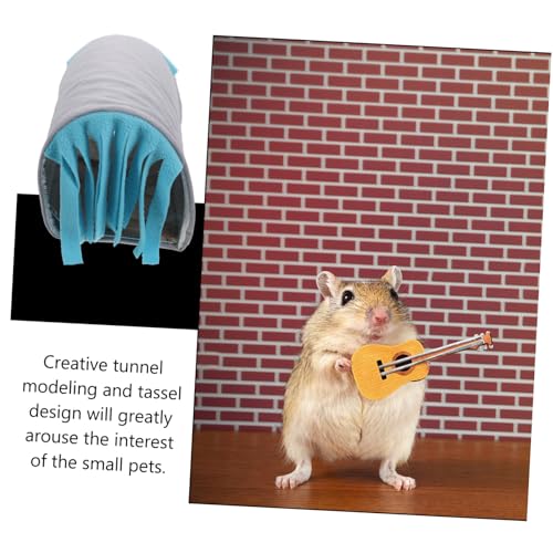 MOTHNUR Hamster Versteck Tunnel für Kleine Haustiere Lustiges Versteckspielzeug und Schlafhaus Geeignet für Meerschweinchen Mäuse Fördert Erkundung und Bewegung Graublau MOTHNUR Hamster Versteck Tunnel für Kleine Haustiere Lustiges Versteckspielzeug und Schlafhaus Geeignet für Meerschweinchen Mäuse Fördert Erkundung und Bewegung Graublau von MOTHNUR