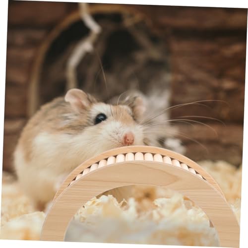 MOTHNUR Hamsterbrücke aus Holz Langlebiges Kletterspielzeug für Kleine Haustiere Wie Hamster Mäuse Rennmäuse Natürliche Beißfeste Spielbrücke Glatte Oberfläche Vielseitiges Holzspielzeug von MOTHNUR