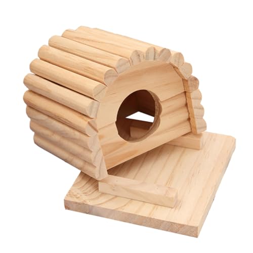 MOTHNUR Hamsterhaus aus Holz Robustes Haustierhaus mit Atmungsaktivem Design für Hamster Zwerghamster Igel Langlebiges Gemütliches Schlafnest für Kleine Nager MOTHNUR Hamsterhaus aus Holz Robustes Haustierhaus mit Atmungsaktivem Design für Hamster Zwerghamster Igel Langlebiges Gemütliches Schlafnest für Kleine Nager von MOTHNUR