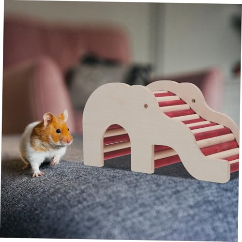 MOTHNUR Hamsterhaus aus Natürlichem Holz Kleines Dekoratives Versteck für Zwerghamster und Chinchillas Robustes Nager spielhaus mit Ausreichend Platz für Schlaf und Aktivität Langlebiges von MOTHNUR