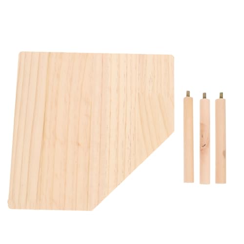 MOTHNUR Hamsterkäfig Plattform aus Robustem Holz Klappbare Kletterplattform mit Halterung Beißfest und Verschleißarm Fördert Bewegung und Spielspaß für Kleine Nager Wie Hamster und von MOTHNUR