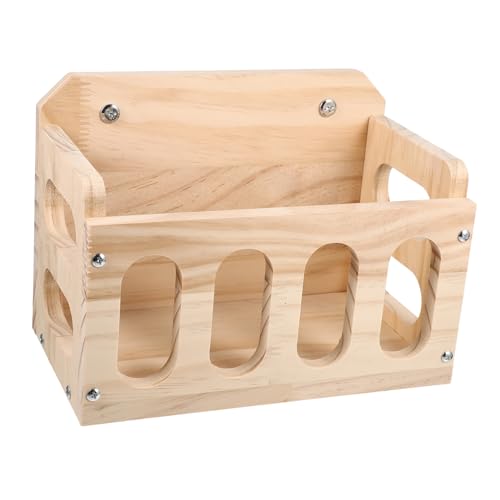 MOTHNUR Hochwertiger Holz futterspender mit Fixierung für Kaninchen und Nager Hohl Gestalteter Futternapf zur Futterverschwendung vermeidung Einfach zu Montierender Futterhalter für MOTHNUR Hochwertiger Holz futterspender mit Fixierung für Kaninchen und Nager Hohl Gestalteter Futternapf zur Futterverschwendung vermeidung Einfach zu Montierender Futterhalter für von MOTHNUR