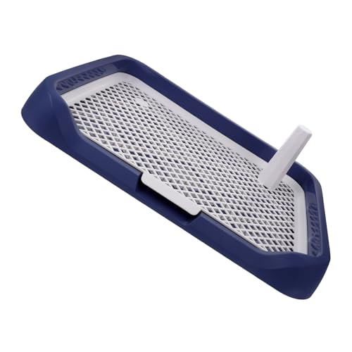MOTHNUR Hunde Toilette Tray aus Stabilem Kunststoff Rutschfestes Trainingspad für Kleine und Mittlere Hunde Spritzwassergeschützt Leicht zu Reinigen Multifunktional als Urin Kotbecken von MOTHNUR
