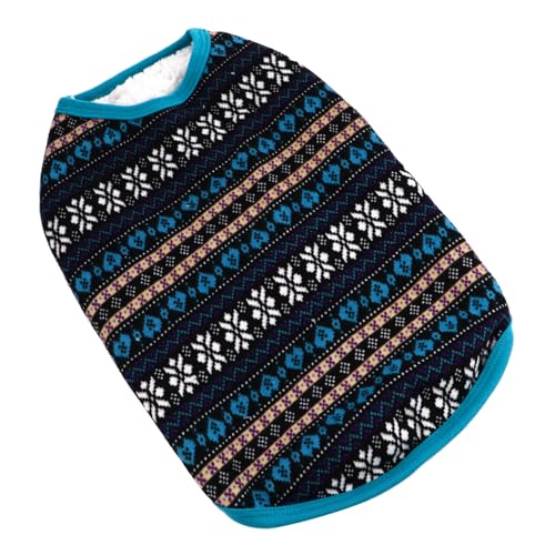 MOTHNUR Hundemantel für Kleine und Mittelgroße Hunde Winterpullover mit Warmem Fleece Weicher Strickpullover für Haustiere Einfach Anzuziehen für Herbst und Winter von MOTHNUR