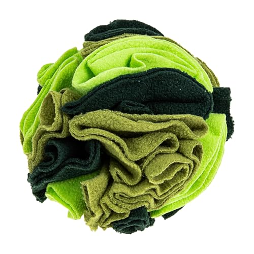 MOTHNUR Interaktiver Hundeschnüffelball Slow Feeder aus Robustem Polar Fleece Fördert Natürliche Futtersuche und Langsames Fressen für Kleine und Mittelgroße Hunde zur Mentalen von MOTHNUR