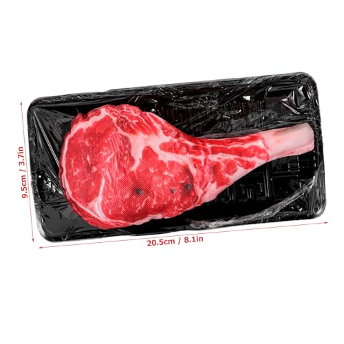 MOTHNUR Interaktives Hundespielzeug Steakform mit Quietscher Robustes Kauspielzeug für Kleine Hunde und Welpen Fördert Zahngesundheit und Beschäftigung für Drinnen und Draußen MOTHNUR Interaktives Hundespielzeug Steakform mit Quietscher Robustes Kauspielzeug für Kleine Hunde und Welpen Fördert Zahngesundheit und Beschäftigung für Drinnen und Draußen von MOTHNUR