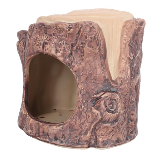 MOTHNUR Keramik Hamsterhaus Sommernest aus Langlebiger Keramik Wasserdichtes Leicht zu Reinigendes Nagetier Schlafhöhle mit Walddesign für Hamster und Kleine Kleintiere MOTHNUR Keramik Hamsterhaus Sommernest aus Langlebiger Keramik Wasserdichtes Leicht zu Reinigendes Nagetier Schlafhöhle mit Walddesign für Hamster und Kleine Kleintiere von MOTHNUR