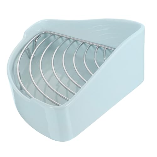 MOTHNUR Keramik Kaninchen Toilette Dreieckig Langlebig rutschfest mit Sicherem Netz für Meerschweinchen und Zwergkaninchen Indoor Haustier Wc von MOTHNUR