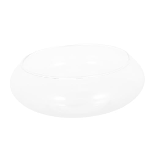 MOTHNUR Kleiner Glasblumentopf für Sukkulenten Transparente Pflanzenvase Dekorative Hydrokultur für Schreibtisch Pflanzgefäß für Bonsai und Kleine Pflanzen Perfektes für Gartenliebhaber von MOTHNUR