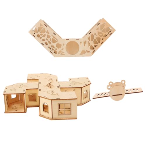 MOTHNUR Kleintier holzspielzeug Hamster Tunnel Haustier Versteck mit Labyrinth Kletterleiter und Wippe für Kleine Nager Wie Mäuse und Hamster Kratzfest Langlebig Fördert Bewegung und MOTHNUR Kleintier holzspielzeug Hamster Tunnel Haustier Versteck mit Labyrinth Kletterleiter und Wippe für Kleine Nager Wie Mäuse und Hamster Kratzfest Langlebig Fördert Bewegung und von MOTHNUR