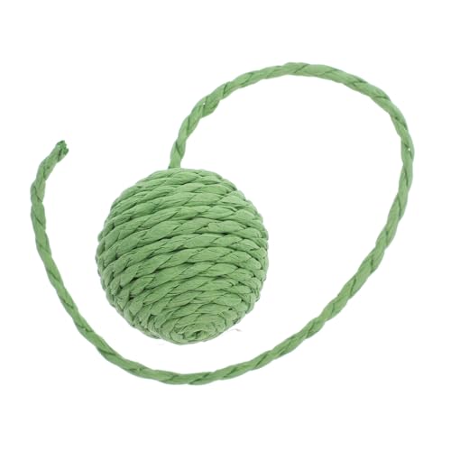MOTHNUR Kratzbaum Ersatzstange mit Sisal kratzball Interaktives Katzenspielzeug für Wohnungskatzen Robustes Katzenkratzspiel mit Papierseilball Langlebiges Kätzchenzubehör für von MOTHNUR