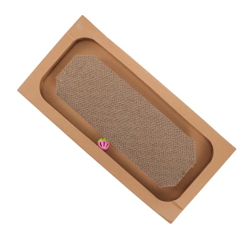 MOTHNUR Kratzunterlage Katze aus Robustem Extra Breitem Wellpappe kratzpad zum Krallenwetzen und Ausruhen Langlebiges Verschleißfestes Katzenkratzboard für Wohnungskatzen und Kätzchen MOTHNUR Kratzunterlage Katze aus Robustem Extra Breitem Wellpappe kratzpad zum Krallenwetzen und Ausruhen Langlebiges Verschleißfestes Katzenkratzboard für Wohnungskatzen und Kätzchen von MOTHNUR