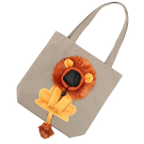 MOTHNUR Leichte Canvas Tragetasche für Katzen und Kleine Haustiere mit Verstellbarem Umfang Atmungsaktivem Design Komfortable Single Schulter Tragetasche für Reisen und Alltag von MOTHNUR