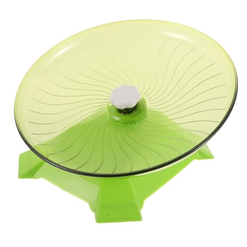 MOTHNUR Leises Hamster Laufrad Flying Saucer Design Geräuschloses Kleintier Laufspielzeug für Hamster Rennmäuse Igel Gerbil Geräuscharmes Trainingsrad für Kleine Haustiere von MOTHNUR