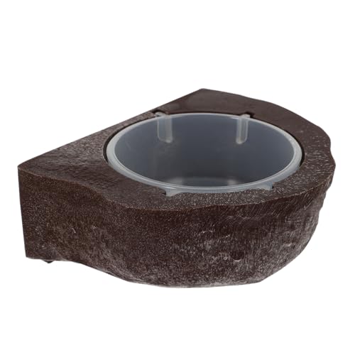 MOTHNUR Magnetischer Reptilien Wasserspender mit Fels Design Langlebiges Material Sicheres Futter und Trinkgefäß für Kletternde Haustiere Dekorativ und Praktisch im Terrarium MOTHNUR Magnetischer Reptilien Wasserspender mit Fels Design Langlebiges Material Sicheres Futter und Trinkgefäß für Kletternde Haustiere Dekorativ und Praktisch im Terrarium von MOTHNUR