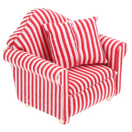 MOTHNUR Miniatur Hamstersofa Rot weiß Gestreift Dekoratives Käfigzubehör für Hamster Chinchilla und Kleine Haustiere Gemütliches Mini Sofa Schlafplatz für Kleintiere MOTHNUR Miniatur Hamstersofa Rot weiß Gestreift Dekoratives Käfigzubehör für Hamster Chinchilla und Kleine Haustiere Gemütliches Mini Sofa Schlafplatz für Kleintiere von MOTHNUR
