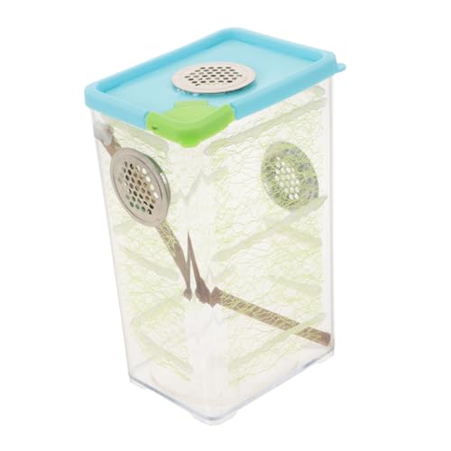 MOTHNUR Reptilien Aufzuchtbox Transparent mit Belüftung Robust für Mantiden und Stabheuschrecken als praktische Haltungshilfe für Spinnen und Insekten Haustierbox MOTHNUR Reptilien Aufzuchtbox Transparent mit Belüftung Robust für Mantiden und Stabheuschrecken als praktische Haltungshilfe für Spinnen und Insekten Haustierbox von MOTHNUR