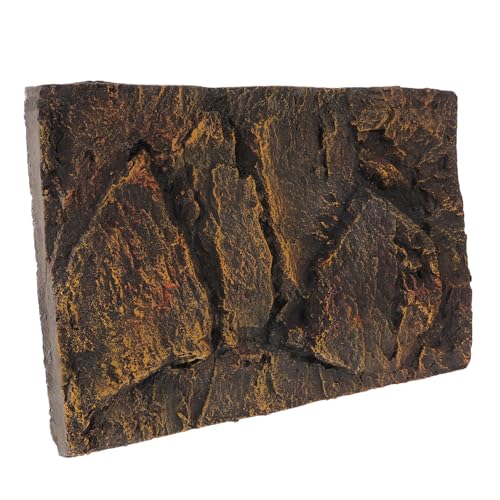 MOTHNUR Reptilien Terrarium Hintergrundplatte PU Material Natürliche Steinoptik Dekoration für Schildkröten Gehege und Aquarium Lebensraum MOTHNUR Reptilien Terrarium Hintergrundplatte PU Material Natürliche Steinoptik Dekoration für Schildkröten Gehege und Aquarium Lebensraum von MOTHNUR