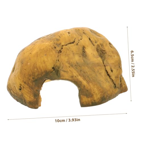 MOTHNUR Resin Versteckhöhle für Reptilien und Wasserschildkröten Sicheres Kleines Terrarienversteck Robustes Hideout für Schildkröten und Amphibien Langlebige Aquarium Deko Zubehör MOTHNUR Resin Versteckhöhle für Reptilien und Wasserschildkröten Sicheres Kleines Terrarienversteck Robustes Hideout für Schildkröten und Amphibien Langlebige Aquarium Deko Zubehör von MOTHNUR