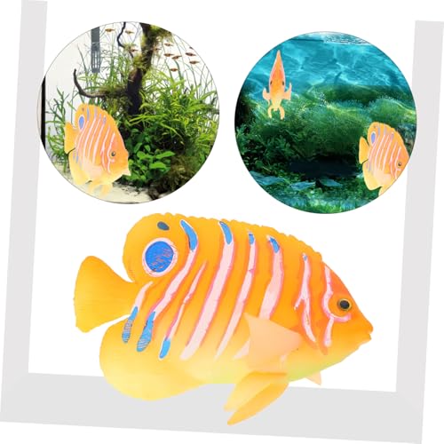 MOTHNUR Simulation Angelfish Aquarium Deko Umweltfreundlich Leicht Künstlicher Fisch für Fischbehälter Realistische Aquariendekoration Kleine für Natürliche Unterwasserlandschaft MOTHNUR Simulation Angelfish Aquarium Deko Umweltfreundlich Leicht Künstlicher Fisch für Fischbehälter Realistische Aquariendekoration Kleine für Natürliche Unterwasserlandschaft von MOTHNUR