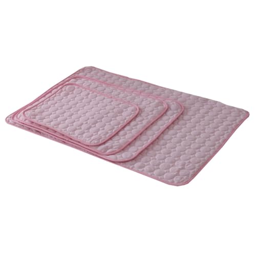 MOTHNUR Sommerliche Kühlmatte für Haustiere Atmungsaktiv und Faltbar Kühlendes Hundebett und Katzenmatte Geeignet für Kleine Hunde Katzen Zuhause Transport und Reisen S von MOTHNUR