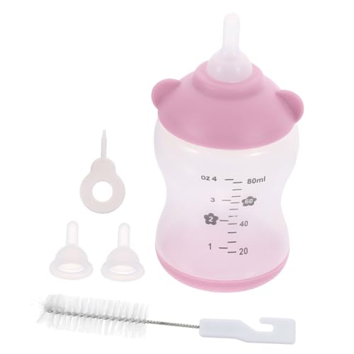 MOTHNUR Teiliges Pet Nursing Feeding Bottle Umweltfreundliches PP und Hitzebeständig Auslaufsicher mit Leicht Tragbar für Welpen und Kätzchen Zubehör für Unterwegs von MOTHNUR